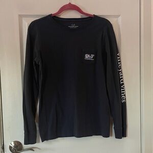 Vineyard Vines Dark Blue Long Sleeve Tee